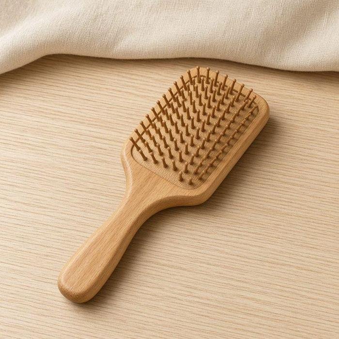 Brosse à cheveux en bois