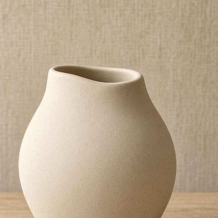 Vase céramique sable — vue secondaire