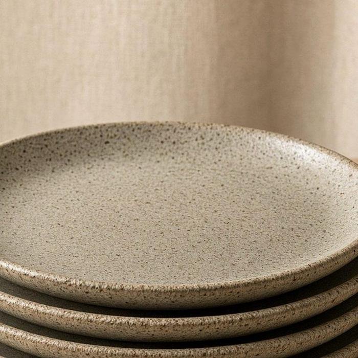 Set de 4 assiettes grès — vue secondaire