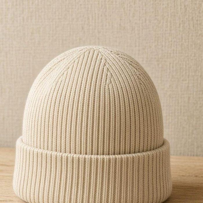 Bonnet coton côtelé — vue secondaire
